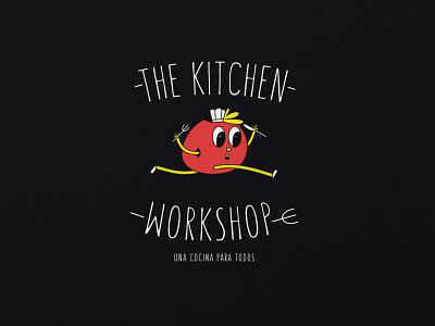 The kitchen workshop. animation brand branding character design flame food graphic design illustration logo motion graphics run type typography vector
