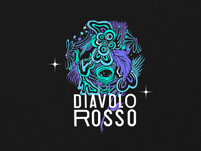 Diavollo Rosso Illustration. brand branding craft design graphic graphic design handmade icono illustration letter lettering local logo packaging pizza procreate shirt type typography vector