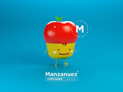Manzanuez character design brand branding character design logo