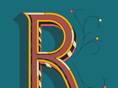 R 36 days of type 36daysoftype animation app brand branding design flat graphic icon icono illustration letter lettering logo packaging type typo typography vector