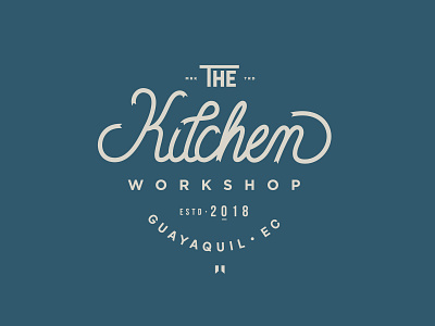 The Kitchen Workshop brand branding design graphic icon icono illustration letter lettering logo type typo typography typography art typography design vector