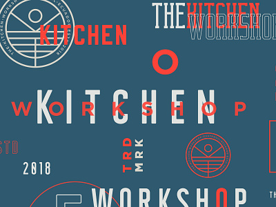 The kitchen workshop type pattern animation brand branding character design designer flat graphic icon icono illustration letter lettering logo package packaging type typo typography vector