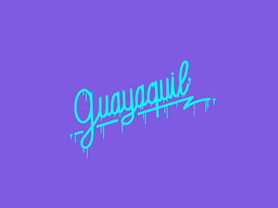 Guayaquil City handmade handmadetype lettering lettering artist type type art type design typedesign typography vector vector art