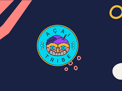 Logo Design Acai Tribe art brand branding design icon illustration lettering logo logodesign logotype type work