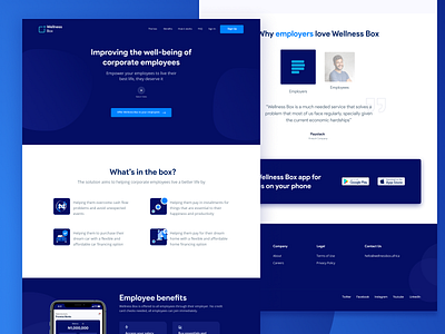 Wellnesss-Box Landing PAge