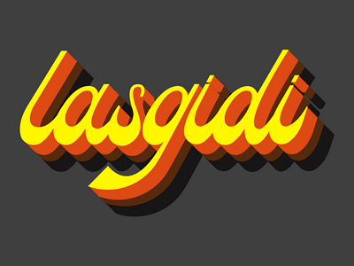 Lasgidi lettering