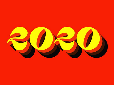 2020 Type design hand lettering illustration lettering typography