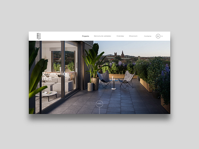 Bell Sarrià / Promotion Animation after effects architecture building parallax parallax website ui ux design