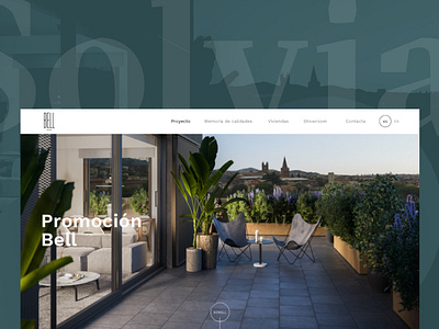 Solvia Sarrià / home 02 after effects animation design identity parallax ui ux