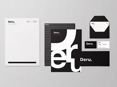 Deru / Stationery brand deru ecomerce identity stationery
