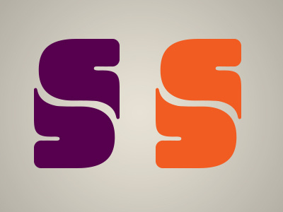 Social Street Logo logo orange purple social stacked