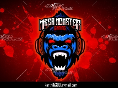 Gorilla Mascot Logo