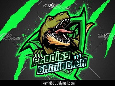 Dinosaur Mascot Logo