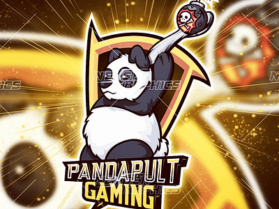 Panda Mascot Logo