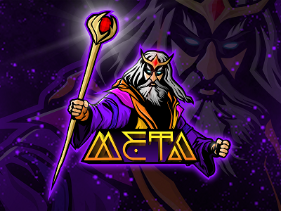 Wizard Mascot Logo ancient ancient wizard esports logo gaming logo gaming mascot logo mage magic mascot logo wizard wizardry