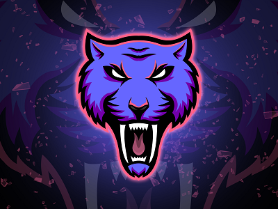 Sabertooth Tiger Mascot Logo