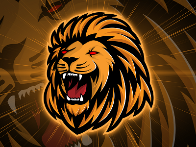 Lion Mascot Logo design esports logo gaming logo gaming mascot logo illustration lion lion logo logo mascot mascot logo vector