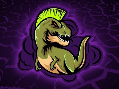 T-Rex Mascot Logo dinosaur dinosaur logo esports logo gaming logo gaming mascot logo jurassic jurassic park mascot logo t rex t rex logo t rex mascot trex trex logo trex mascot