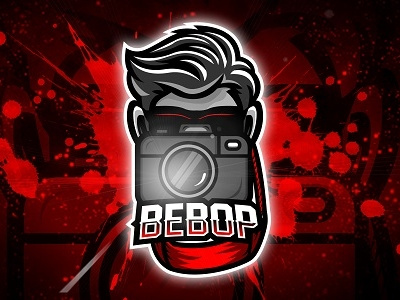 Photographer Mascot Logo camera logo camera mascot logo esports logo gaming logo gaming mascot logo mascot logo photographer logo photographer mascot logo