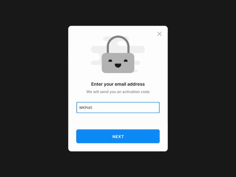 Email code verification