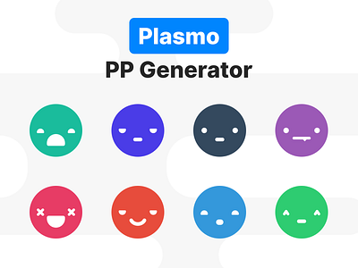 Plasmo profile picture generator design illustration open source vector