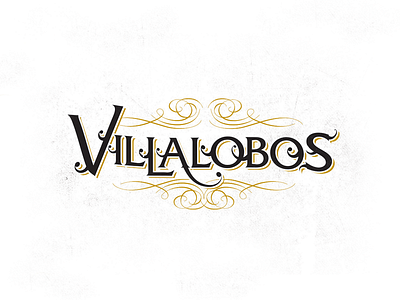 Villalobos branding logo mexican restaurant