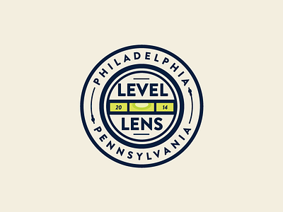 Level Lense Logo branding camera lens level logo philadelphia