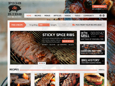PIGS & RIBS bbq pigs recipes ribs summer