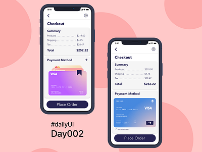 Daily UI | 002 | Credit Card Checkout 002 app checkout credit credit card checkout creditcard dailyui dailyuichallenge design ui ux visual design
