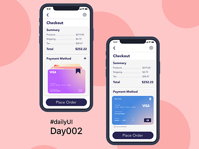 Daily UI | 002 | Credit Card Checkout