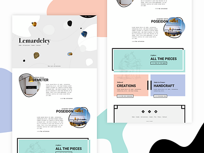 Lemardeley client - Some ideas design mockup ui ui design web