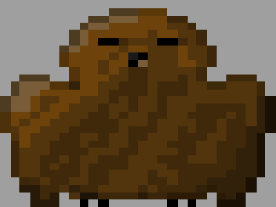 owl sprite for a game- work in progress game owl pixelart sleeping sprite sprites