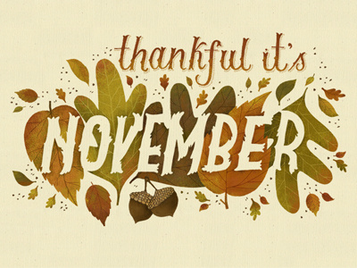 November desktop wallpaper desktop fall hand lettered leaves lettering november typography