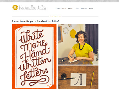 Handwritten Letters letters tumblr typography web