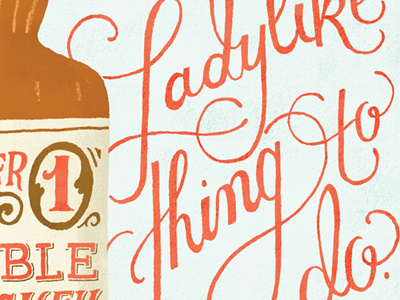 Ladylike hand lettering lettering typography