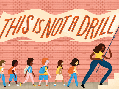 This is Not a Drill illustration lettering school