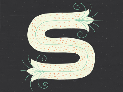 S letter lettering s type typography