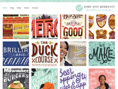 I've got a new site lettering portfolio web website