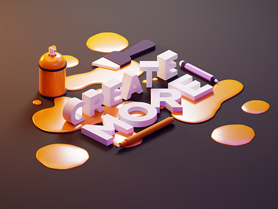 Get things done and create more! 3d blender cg creativethinking design digitalart polygonrunway polygonrunwaytutorial successtips type typedesign worksmarter