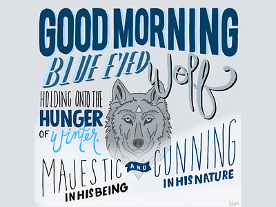 Blue-Eyed Wolf
