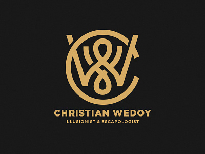 Christian Wedoy c christian wedoy cw escapologist illusionist magic monogram w