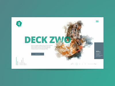 DECK ZWO Website Design onepager uidesign web webdesign website