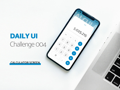 Daily UI Calculator Screen 004 calculator dailyui dailyui 004 ui ui ux design