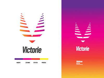 Victorie Logo Concept. 2d art art brand design branding branding agency branding and identity branding concept concept design gredient icon illustration logo logo design logotype vector victorie victorie