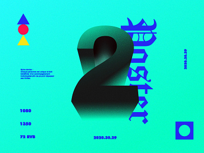 Poster N2 ! 2 2020 trends 2d 3d 3d artist abstract abstract art app branding design icon illustartor logo poster poster a day poster art poster design ui ux