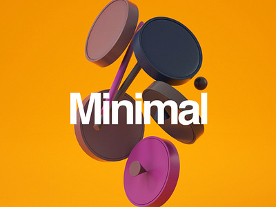 Minimal. 3d abstract branding c4d cinema4d design gredient illustration minimal morocco orange