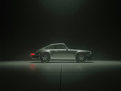 Porsche 911 3d 3d artist art branding c4d cinema 4d cinema4d concept art concepts dark illustration lightning logo modeling nike nike air nike running octane photoshop vector