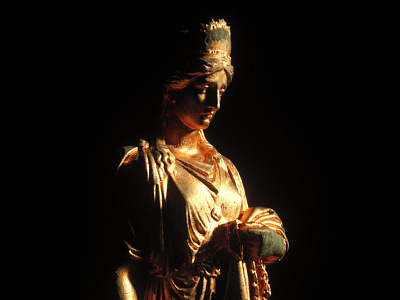 Golden statue