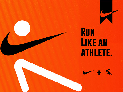 Run. app apple athlete branding design graphicdesign illustration logo logodesign logotype nike nike running orange run runner running ui uidesign usa ux uxdesign