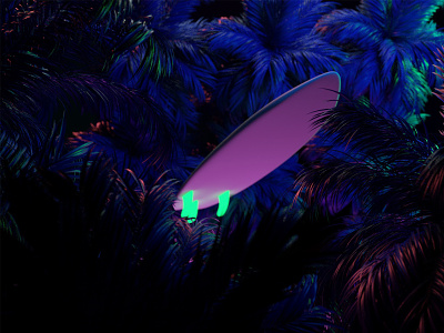 Nean Surf branding cinema4d design gredient icon illustration ux